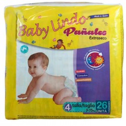 Baby Lindo Pañales T4 9-15...
