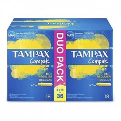 Tampax Compak Regular 2x18...